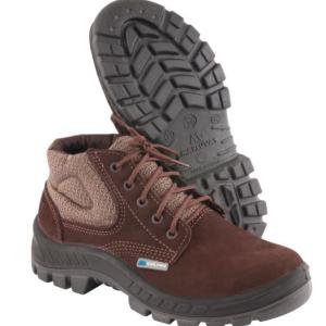 BOTINA NOBUCK CAFE 50B26CB BICO PLASTICO CARDACO CA45611