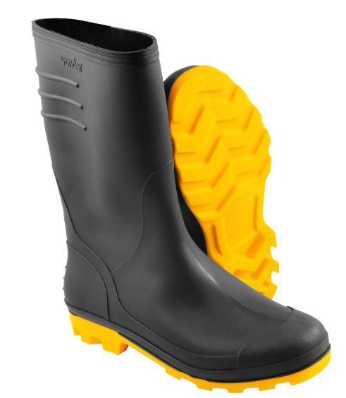 BOTA PVC AMARELA E PRETA VONDER