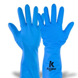 LUVA PROTECAO NITRILI-KA 03 AZUL KALIPSO TAM 9 G CA50695