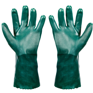 LUVA PVC/ALGODAO VDE 35CM TAM 10 CA37559