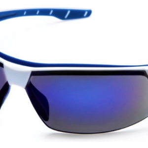 OCULOS PROTECAO NEON AZUL ESPELHADO STEELFLEX CA40906