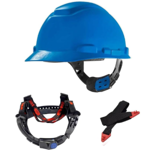 CAPACETE SUSPENSAO COM AJUSTE FACIL E JUGULAR DE TECIDO ABA FRONTAL H700 3M CA29638