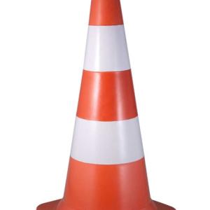 CONE 75CM BRANCO/LARANJA POLIETILENO VONDER