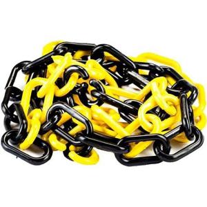 CORRENTE PLASTICA 6 MM AMARELO/PRETO COM 10 METROS VONDER