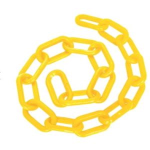 CORRENTE PLASTICA AMARELA 8 MM COM 10 METROS METASUL