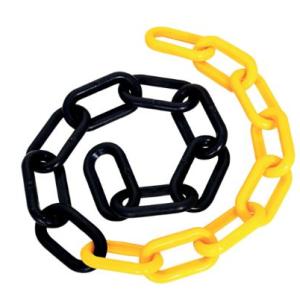 CORRENTE PLASTICA 10 MM AMARELO/PRETO COM 10 METROS VONDER