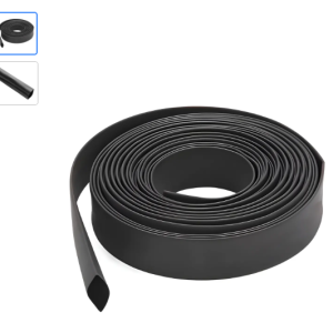 TUBO TERMO-CONTRATIL 60.0MM PRETO - 1 METRO