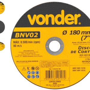 DISCO DE CORTE VONDER 180,0X1,6X22,23 BNV-02