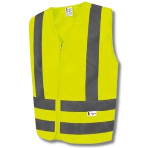 COLETE REFLETIVO KALIPSO C/ZIPER SEM BOLSO AMARELO