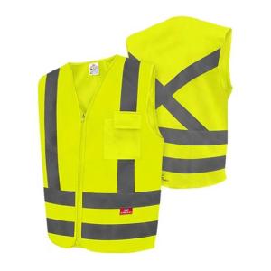 COLETE REFLETIVO STEELFLEX C/ZIPER 1 BOLSO AMARELO TAM XXG