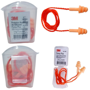 PROTETOR AUDITIVO TIPO PLUG SILICONE 3M C/CORDAO POMP PLUS HB004680573 19DB CA5745
